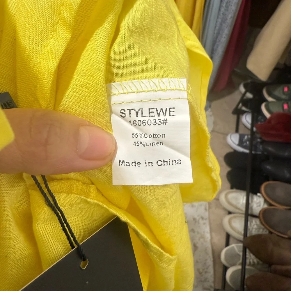 STYLEWE Yellow High Low Wrap Dress - Picture 8 of 10